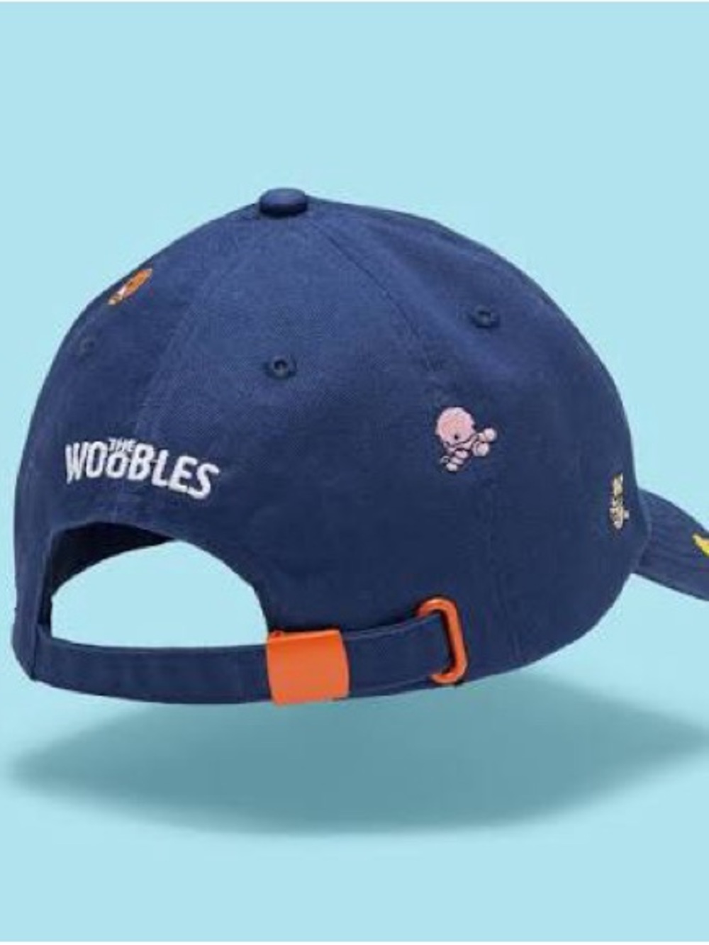 Woobles Navy Blue Cap-solute Classic Hat with Animal Embroidery